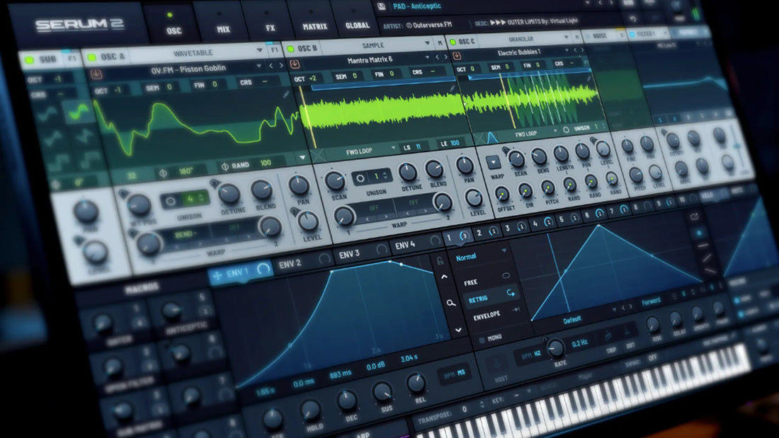 3D Image Of Serum 2 Virtual Synthesizer