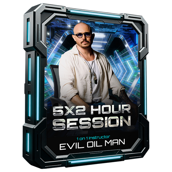 Evil Oil Man 1-on-1 5x 2 Hour Mentorship Session Bundle | Outerverse.fm