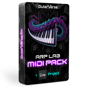 Arp Lab MIDI pack + Ableton live project box artwork