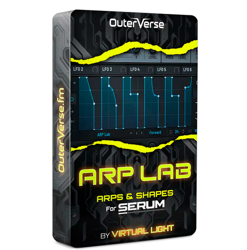 Arp Lab for Serum 2 Arps and LFO shapes product box artwork
