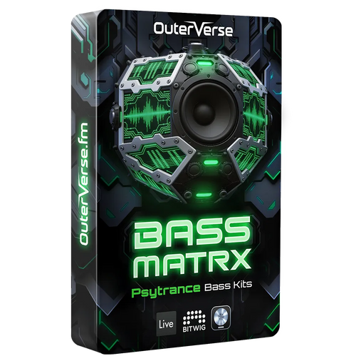 Bass Matrix Psytrance bass sample kits product box