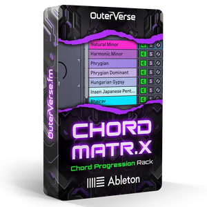 Chord Matrix Ableton chord progression generator rack product box