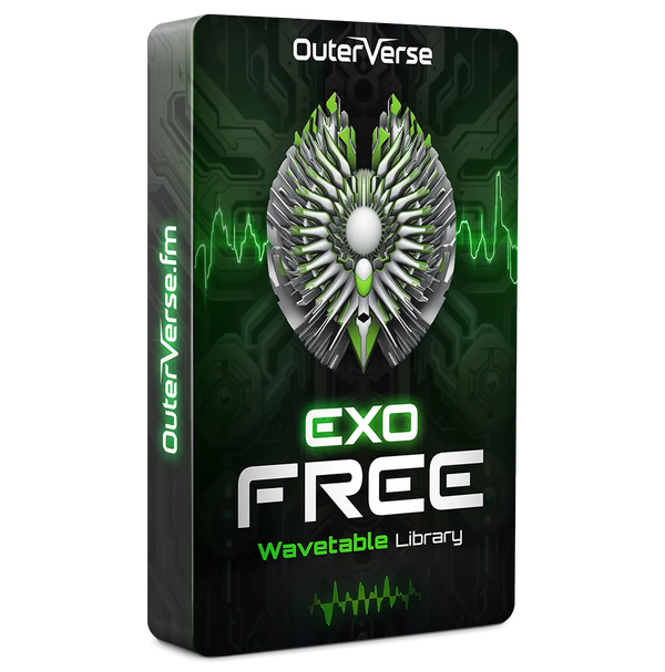 Exo Free wavetable library product box