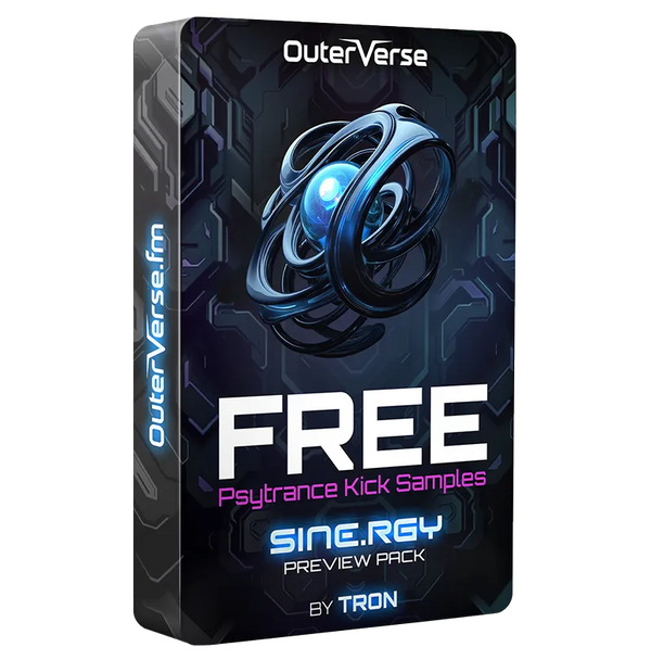 Free Psytrance kick samples product box