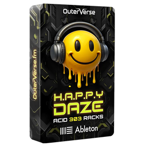 Happy Daze Ableton Acid 303 racks product box