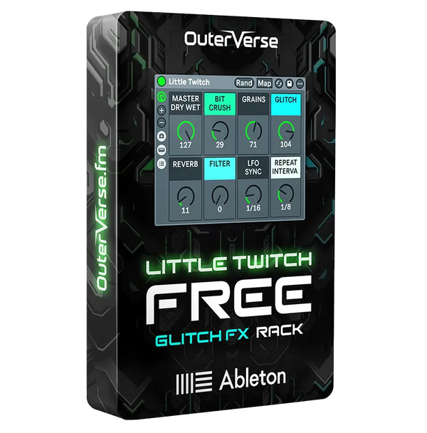 Little Twitch Free Ableton Glitch FX rack product box