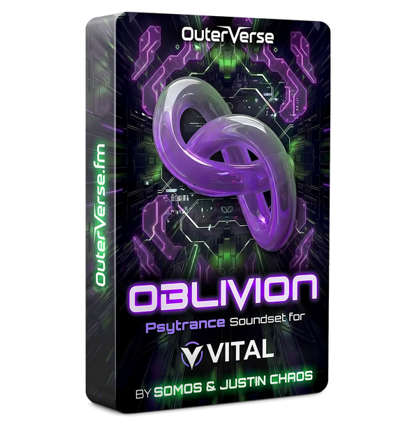 Oblivion Psytrance Vital Soundset Product Box