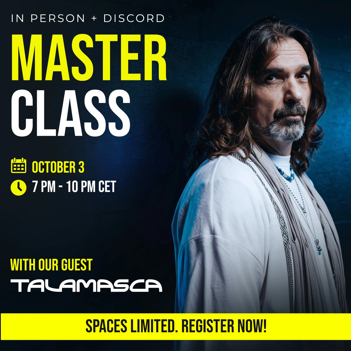 Talamasca Masterclass Banner - Melodic Psytrance