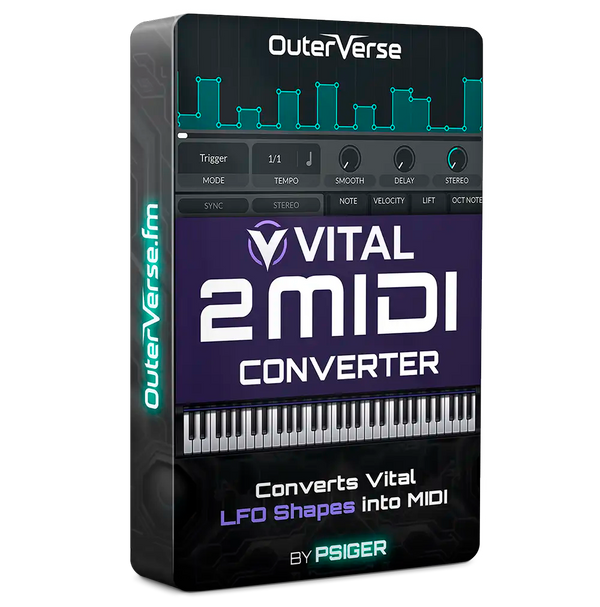 Vital To Midi LFO Shape Converter Product Box