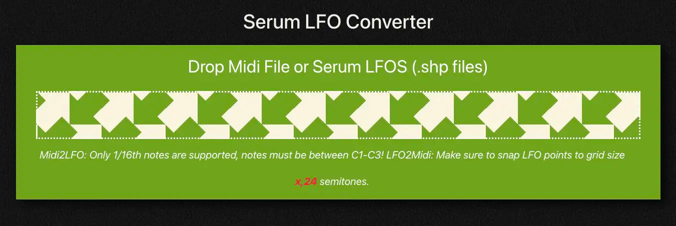 Serum LFO Shape to MIDI Converter Banner
